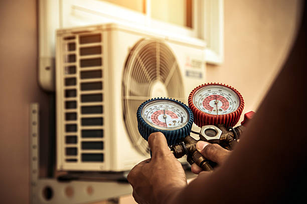 Professional Hvac technician working in Braham, MN